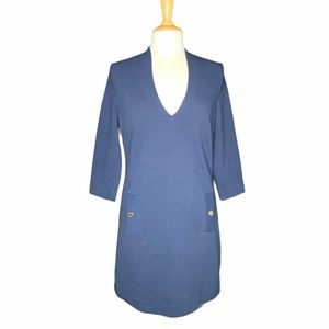 Lilly Pulitzer Charlena Dress Cotton Blue Large
